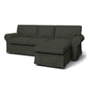 Funda de 3 asientos Ektorp con Chaise Longue