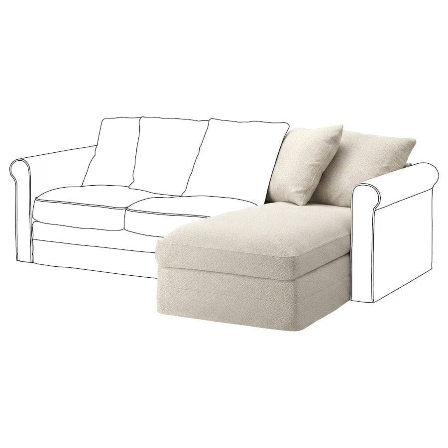 Grönlid chaise longue hoes Imperia 1 — Norsemaison [nm-render]