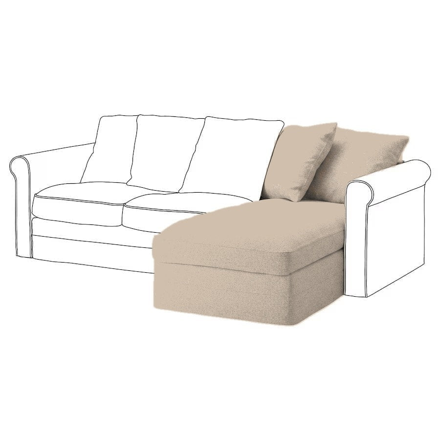 Grönlid chaise longue hoes Imperia 2 — Norsemaison [nm-render]