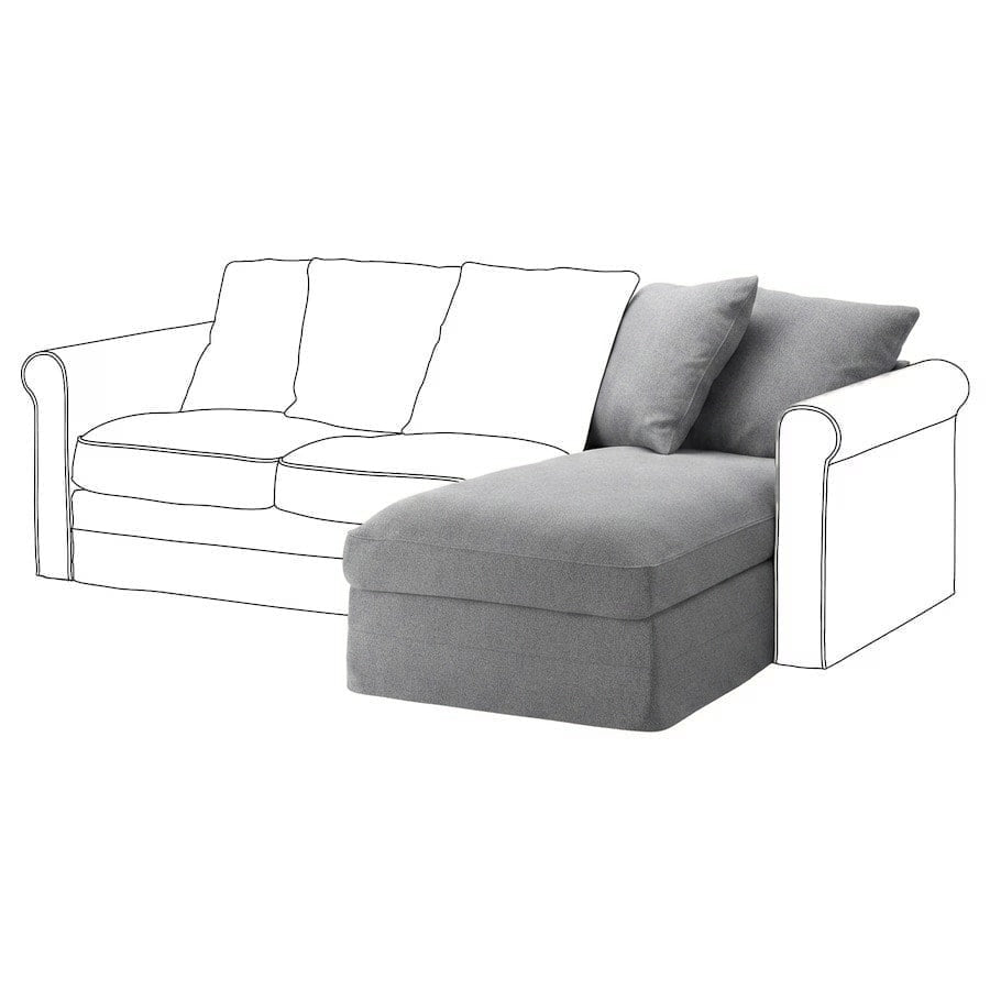 Grönlid chaise longue hoes Imperia 6 — Norsemaison [nm-render]
