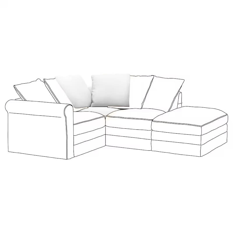 gronlid hoekelement white