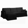Hyltarp 3-zits met chaise longue links hoes