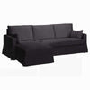 Hyltarp 3-zits met chaise longue links hoes