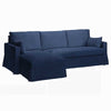 Hyltarp 3-zits met chaise longue links hoes