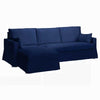 Hyltarp 3-zits met chaise longue links hoes