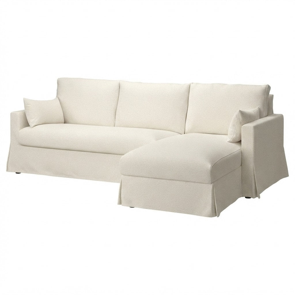 Hyltarp 3-zits met chaise longue rechts hoes Imperia 1 — Norsemaison [nm-render]