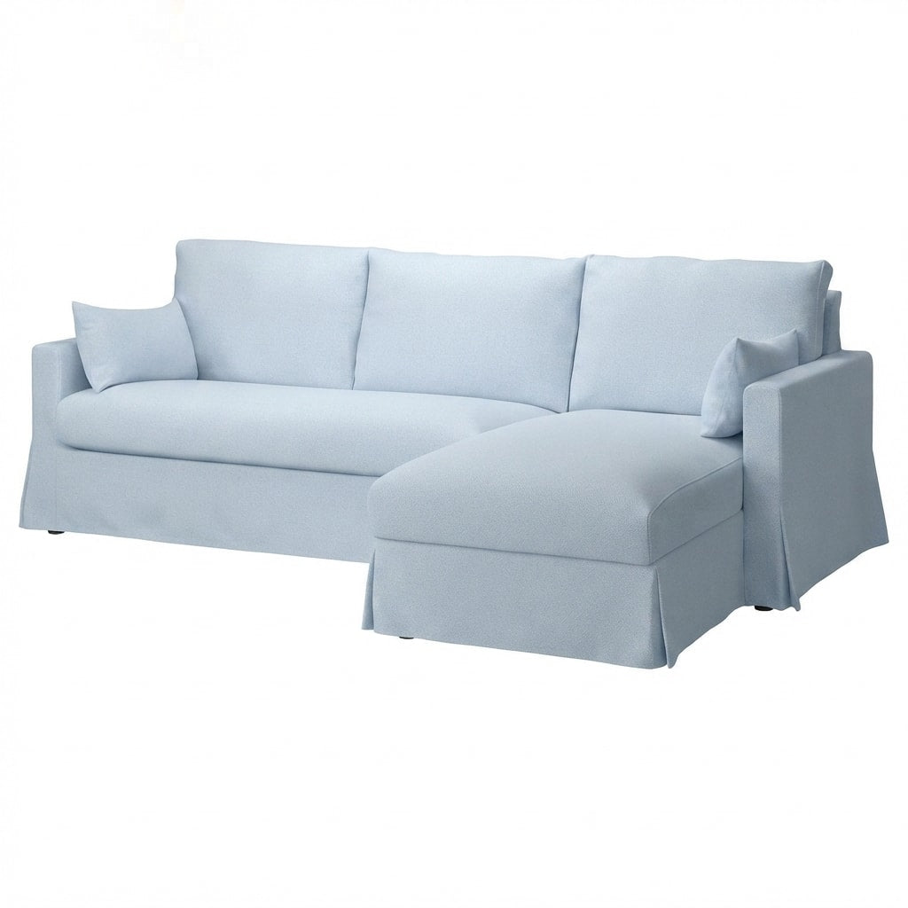 Hyltarp 3-zits met chaise longue rechts hoes Imperia 5 — Norsemaison [nm-render]