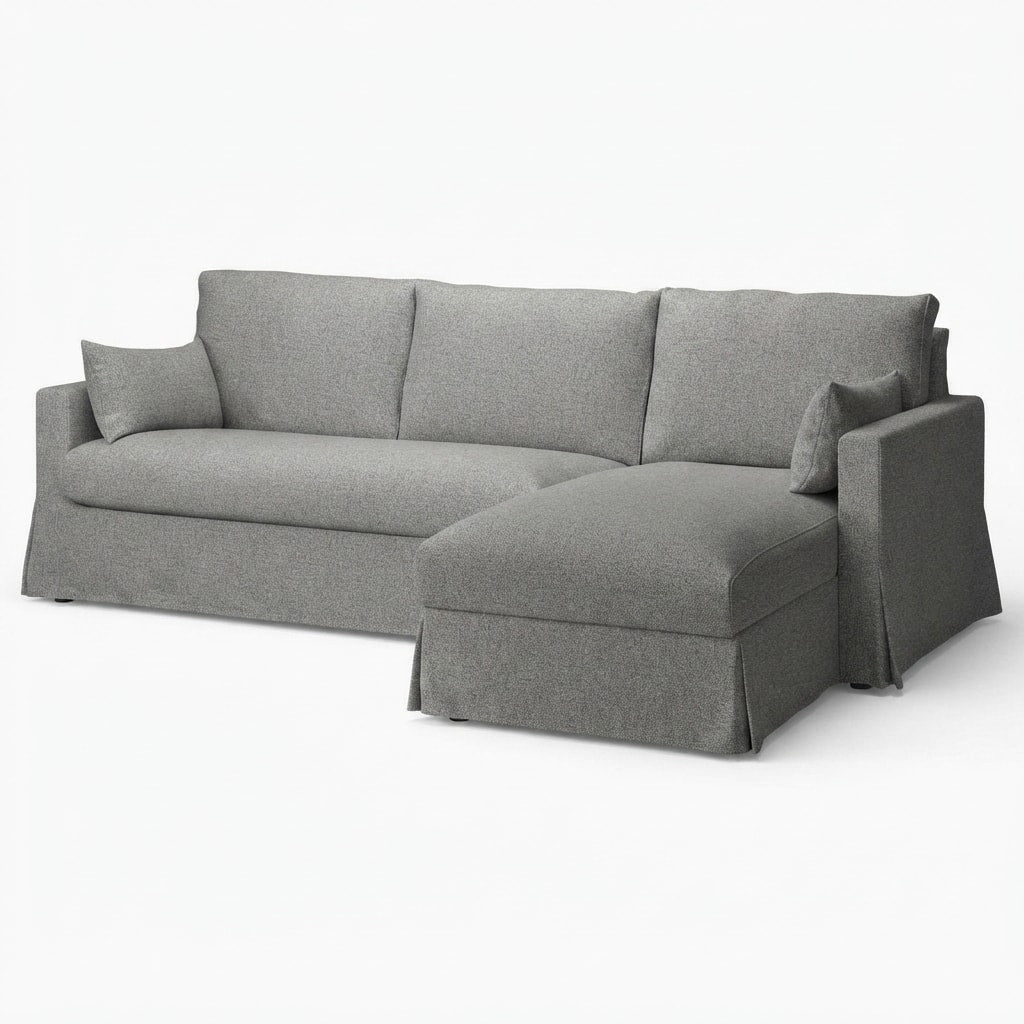 Hyltarp 3-zits met chaise longue rechts hoes Imperia 6 — Norsemaison [nm-render]