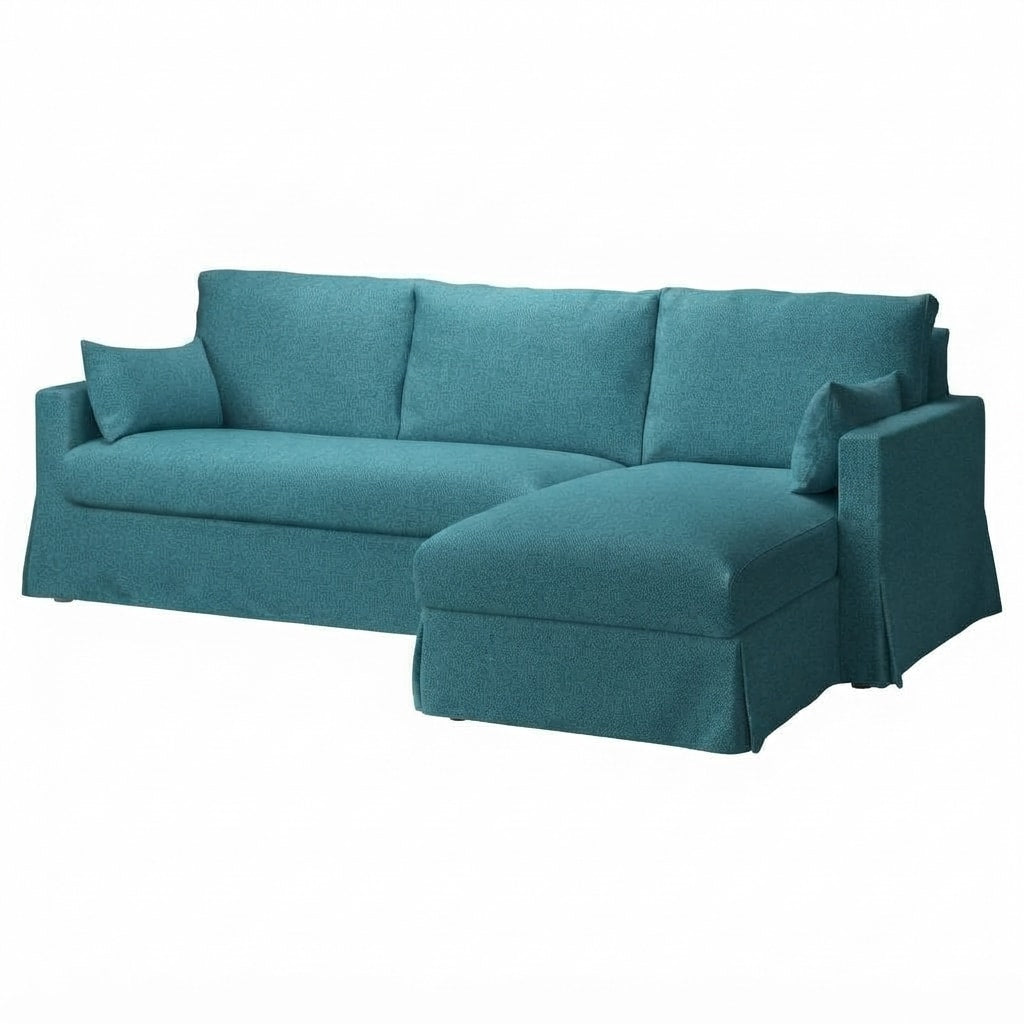 Hyltarp 3-zits met chaise longue rechts hoes Imperia 9 — Norsemaison [nm-render]