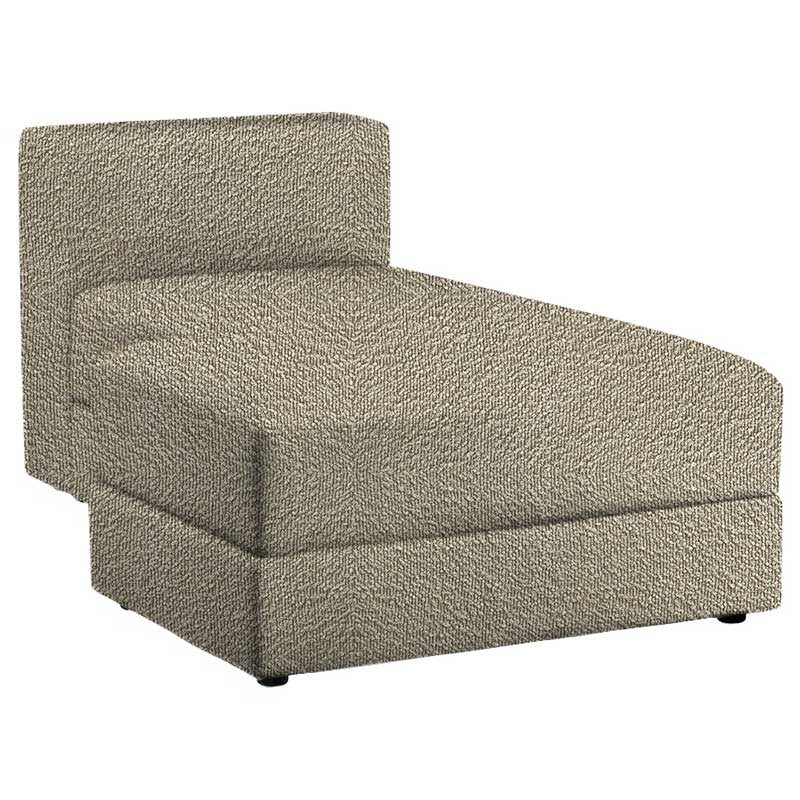jattebo chaise longue Left royal boucle taupe 5
