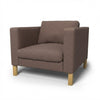 Karlstad Fauteuil Hoes Chenille 12 — Norsemaison [nm-render]