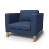 Karlstad Fauteuil Hoes Chenille 41 — Norsemaison [nm-render]