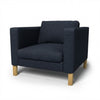 Karlstad Fauteuil Hoes Chenille 48 — Norsemaison [nm-render]