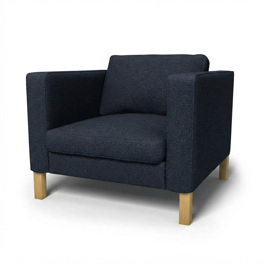 Karlstad Fauteuil Hoes Chenille 48 — Norsemaison [nm-render]