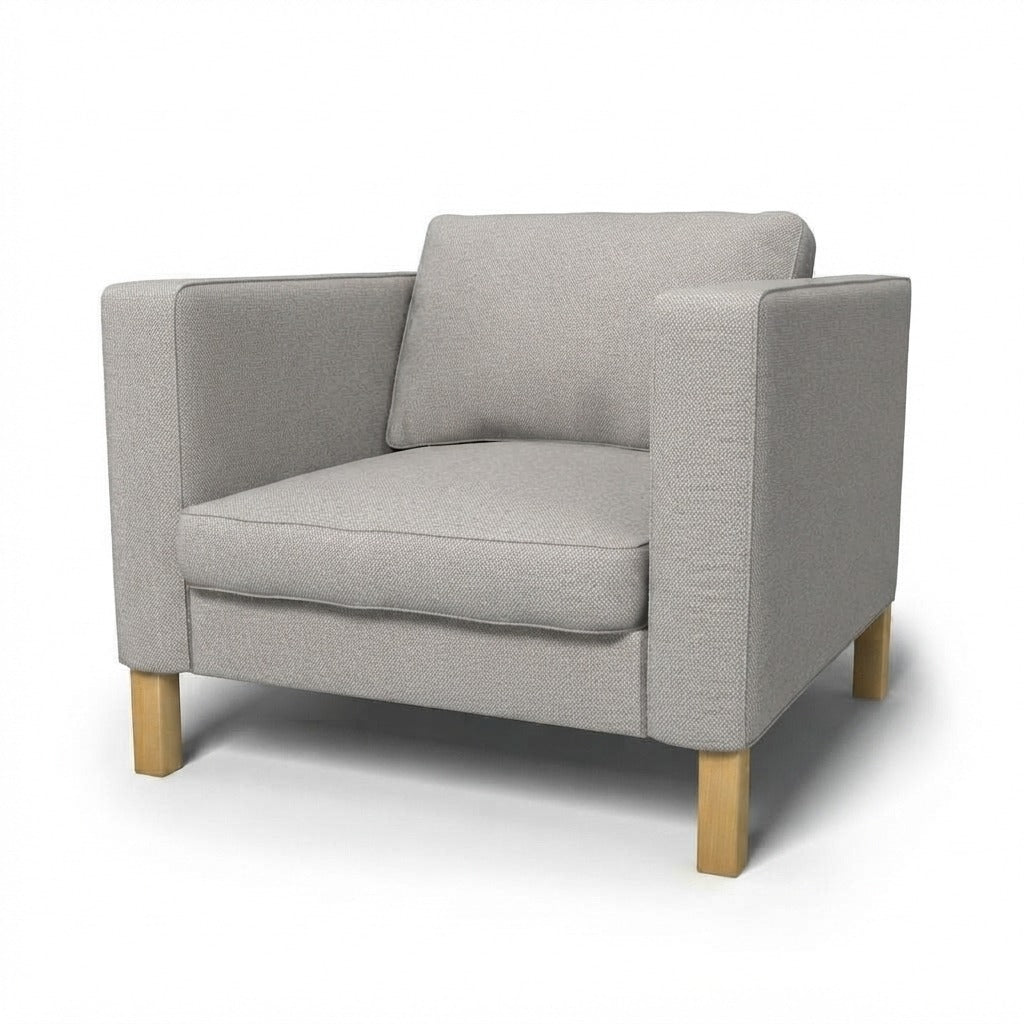 Karlstad Fauteuil Hoes Chenille 5 — Norsemaison [nm-render]