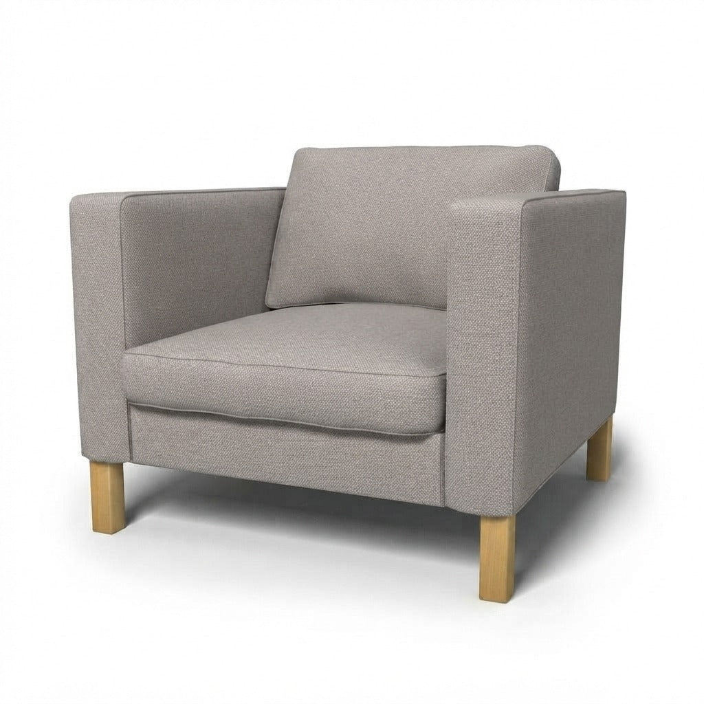 Karlstad Fauteuil Hoes Chenille 6 — Norsemaison [nm-render]