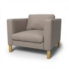 Karlstad Fauteuil Hoes Chenille 9 — Norsemaison [nm-render]
