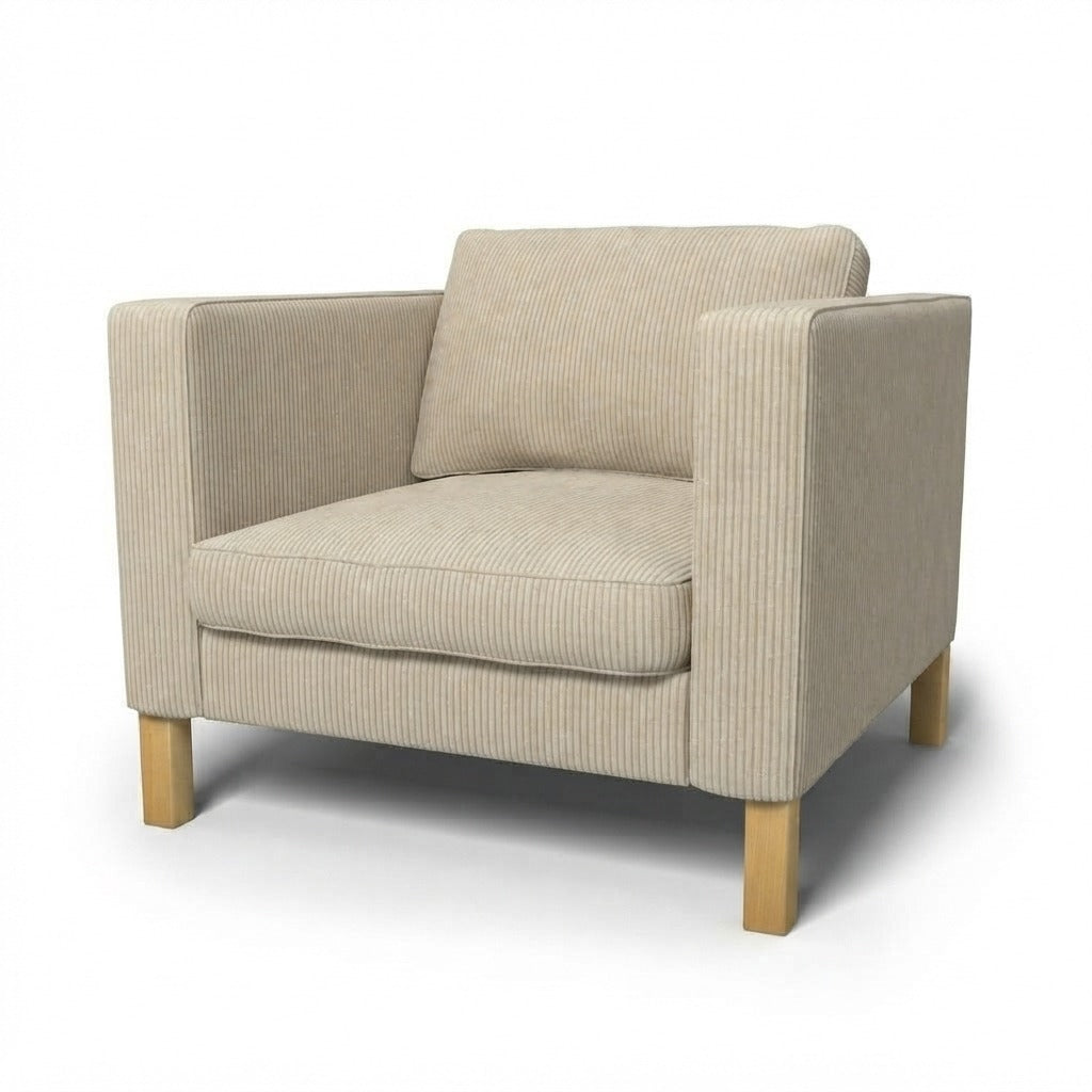 Karlstad Fauteuil Hoes Corduroy 3 — Norsemaison [nm-render]