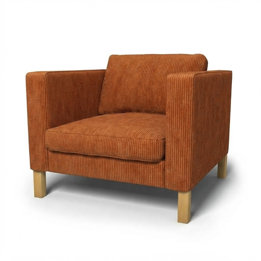 Karlstad Fauteuil Hoes Corduroy 9 — Norsemaison [nm-render]