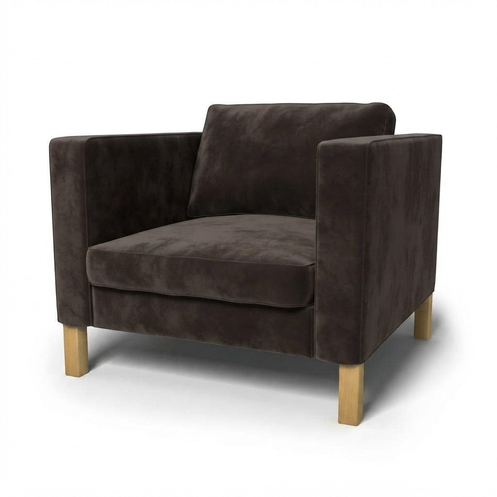 Karlstad Fauteuil Hoes Fluweel 14 — Norsemaison [nm-render]