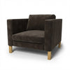 Karlstad Fauteuil Hoes Fluweel 19 — Norsemaison [nm-render]