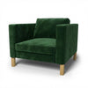 Karlstad Fauteuil Hoes Fluweel 25 — Norsemaison [nm-render]
