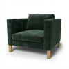 Karlstad Fauteuil Hoes Fluweel 26 — Norsemaison [nm-render]