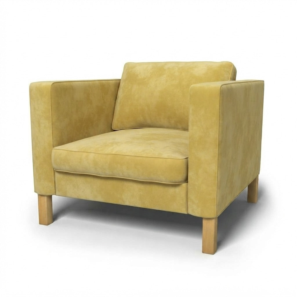 Karlstad Fauteuil Hoes Fluweel 27 — Norsemaison [nm-render]