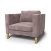 Karlstad Fauteuil Hoes Fluweel 32 — Norsemaison [nm-render]