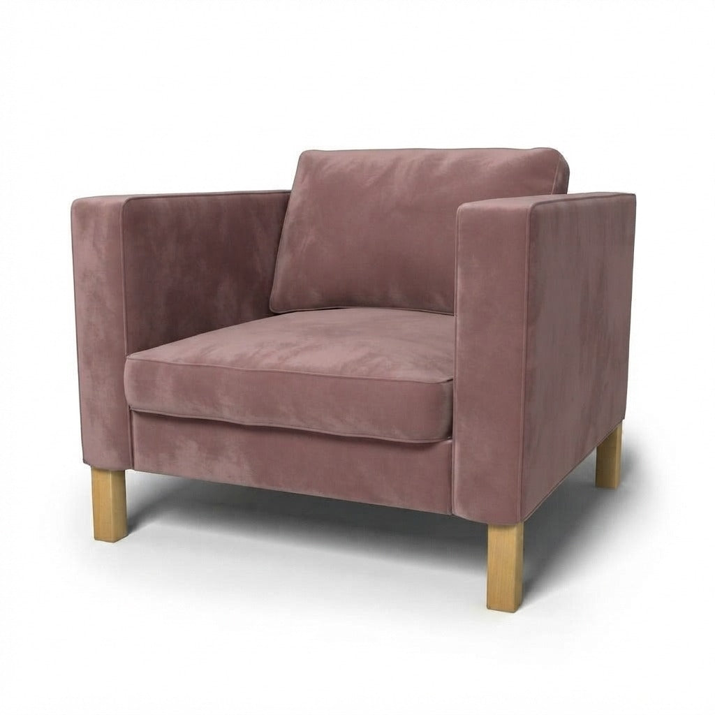 Karlstad Fauteuil Hoes Fluweel 33 — Norsemaison [nm-render]