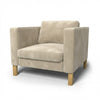 Karlstad Fauteuil Hoes Fluweel 4 — Norsemaison [nm-render]