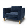 Karlstad Fauteuil Hoes Fluweel 66 — Norsemaison [nm-render]
