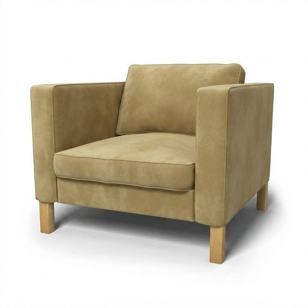 Karlstad Fauteuil Hoes Fluweel 7 — Norsemaison [nm-render]