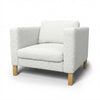 Karlstad Fauteuil Hoes Royal Bouclé 1 — Norsemaison [nm-render]