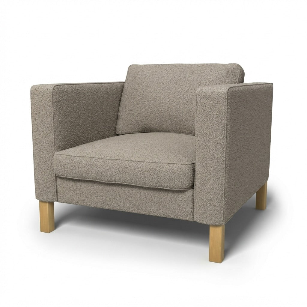 Karlstad Fauteuil Hoes Royal Bouclé 5 — Norsemaison [nm-render]