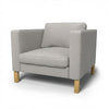 Karlstad Fauteuil Hoes Royal Bouclé 6 — Norsemaison [nm-render]