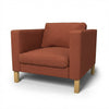 Karlstad Fauteuil Hoes Royal Bouclé 7 — Norsemaison [nm-render]