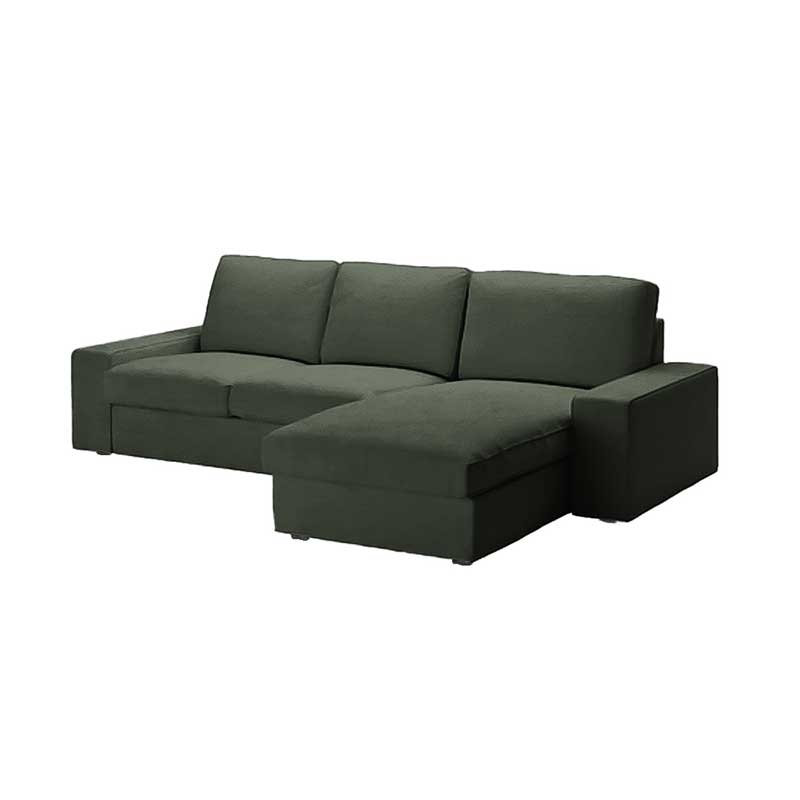Kivik 2-Sitzer mit récamiere Bezug