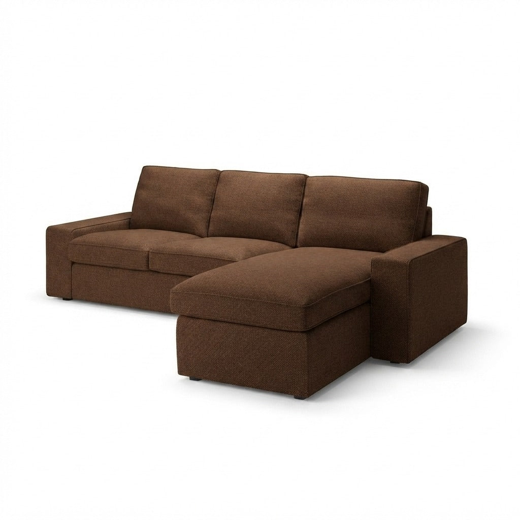 Kivik 2-zits met Chaise Longue Chenille 12 — Norsemaison [nm-render]