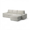 Kivik 2-zits met Chaise Longue Chenille 5 — Norsemaison [nm-render]