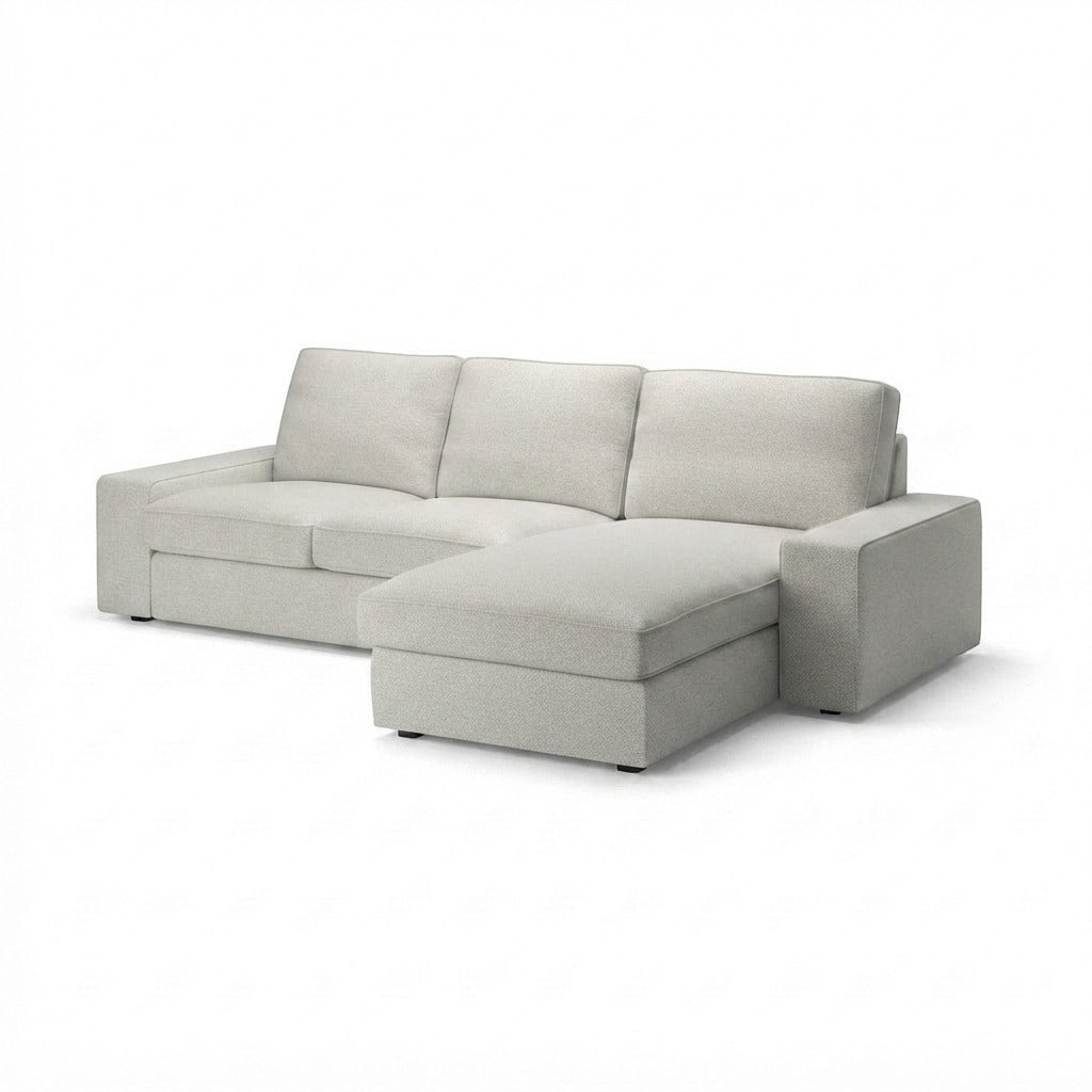 Kivik 2-zits met Chaise Longue Chenille 5 — Norsemaison [nm-render]
