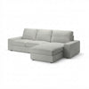 Kivik 2-zits met Chaise Longue Chenille 6 — Norsemaison [nm-render]