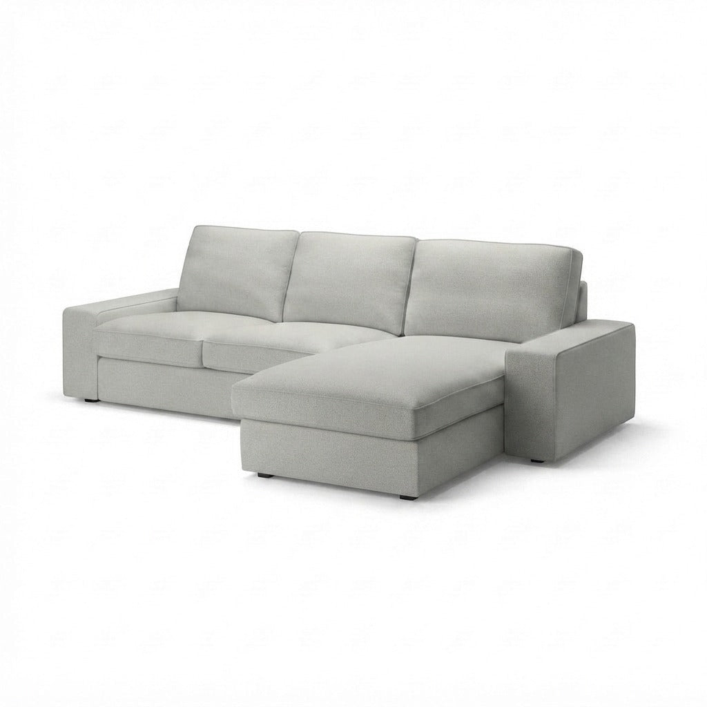 Kivik 2-zits met Chaise Longue Chenille 6 — Norsemaison [nm-render]