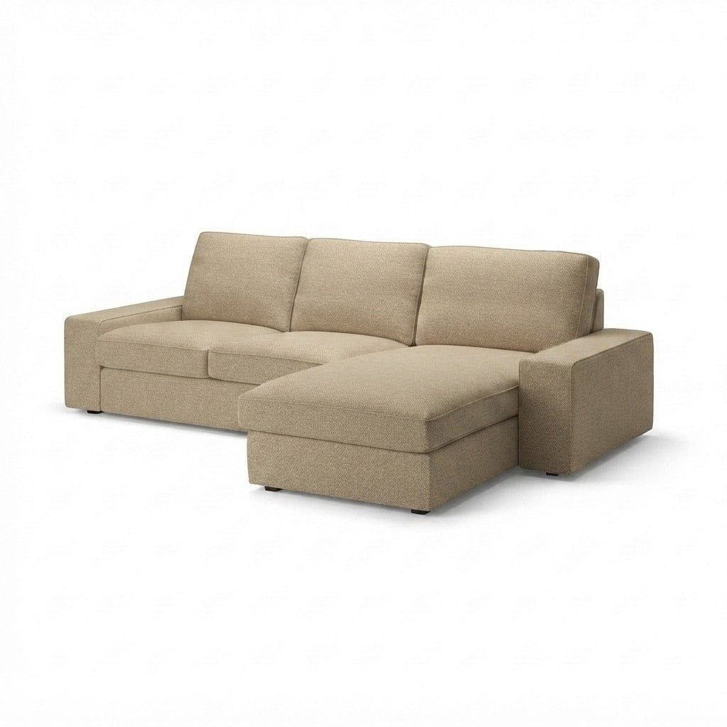 Kivik 2-zits met Chaise Longue Chenille 9 — Norsemaison [nm-render]