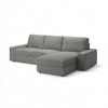 Kivik 2-zits met Chaise Longue Royal Bouclé 12 — Norsemaison [nm-render]