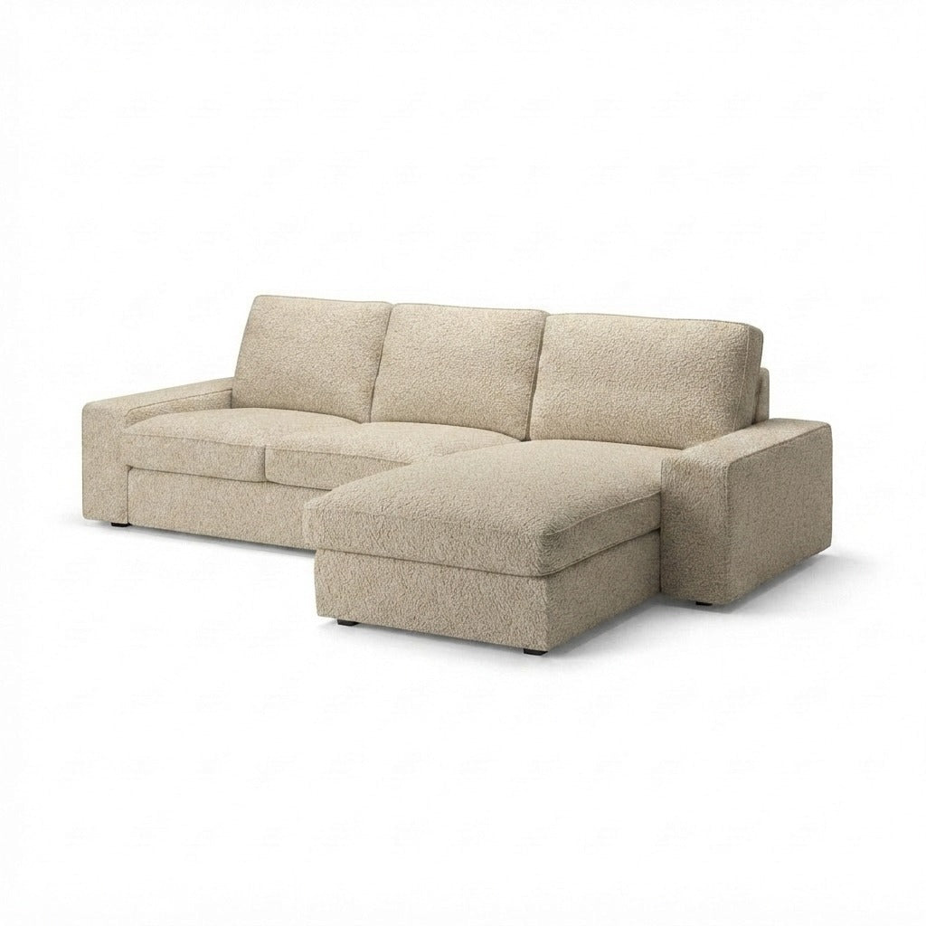 Kivik 2-zits met Chaise Longue Royal Bouclé 4 — Norsemaison [nm-render]