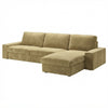 Kivik 3-zits met chaise longue hoes Beige Geel #7 — Norsemaison [nm-render]