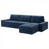 Kivik 3-zits met chaise longue hoes Blauw #66 — Norsemaison [nm-render]