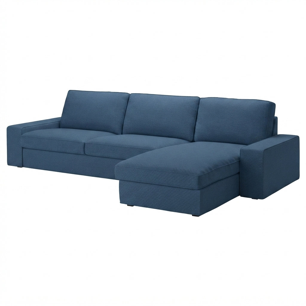 Kivik 3-zits met chaise longue hoes Classic Blauw #24 — Norsemaison [nm-render]