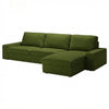 Kivik 3-zits met chaise longue hoes Classic Mosgroen #17 — Norsemaison [nm-render]